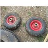 Image 3 : (2) Cart Wheels and Rims + 165RSSR15 Tire with Tube