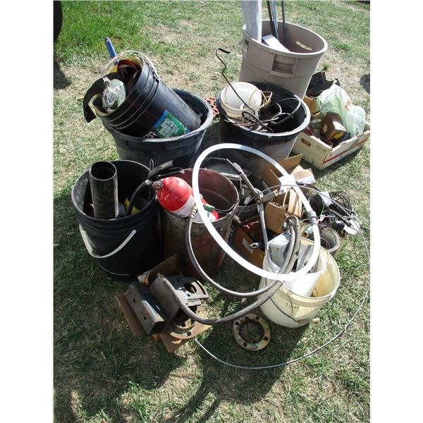 Fire Extinguiser, Gears, Garbage Can, Mirror, Threaded Rod, Misc.