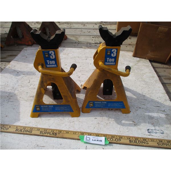(2) Powerfist 3 Ton Jackstands