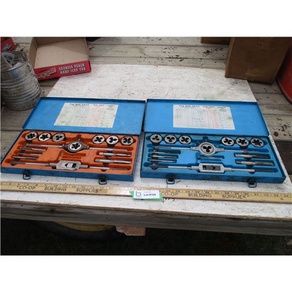 (2) Tap and Die Set (One is a partial set)