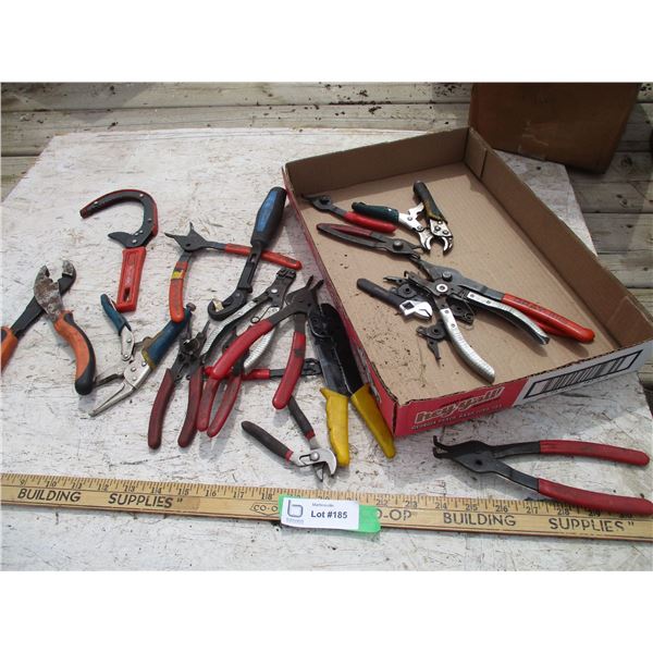 Pliers, Filter Wrench, Terminal Pliers, Misc. Pliers