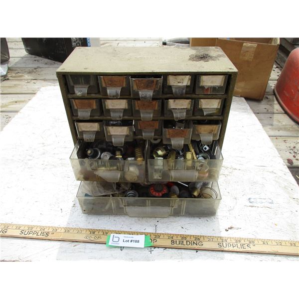 Organizer with Contents(Brass Fittings, Connectors, Merets)