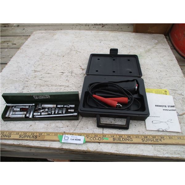 Remote Starter Switch, Partial Socket Set(1/4in Drive)