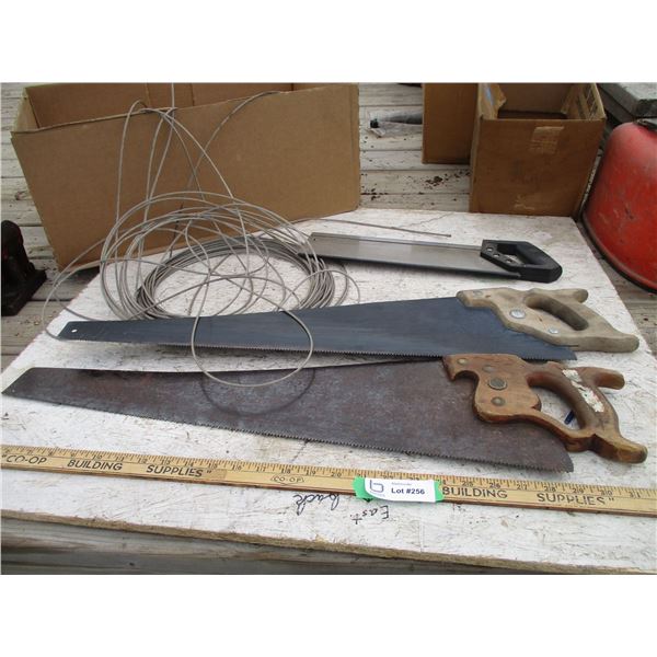 (3) Handsaws with Cable