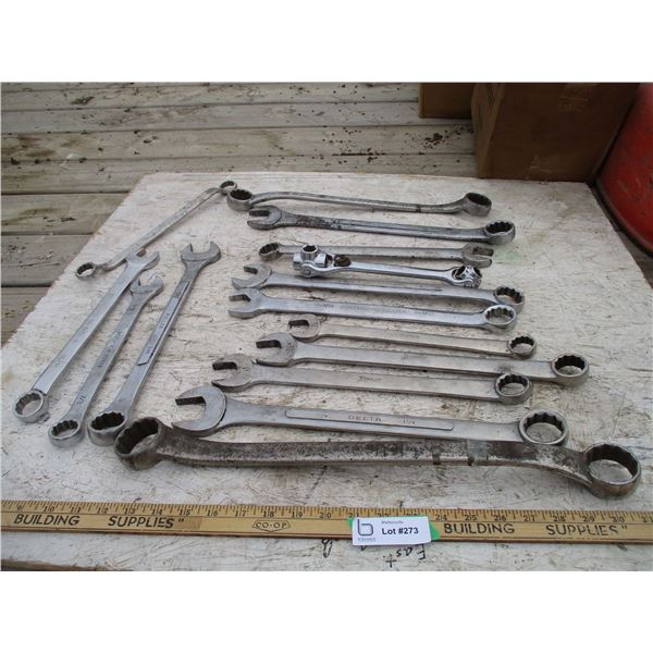 (3) Snap on Wrenchs, Wrenchs (All Standard)