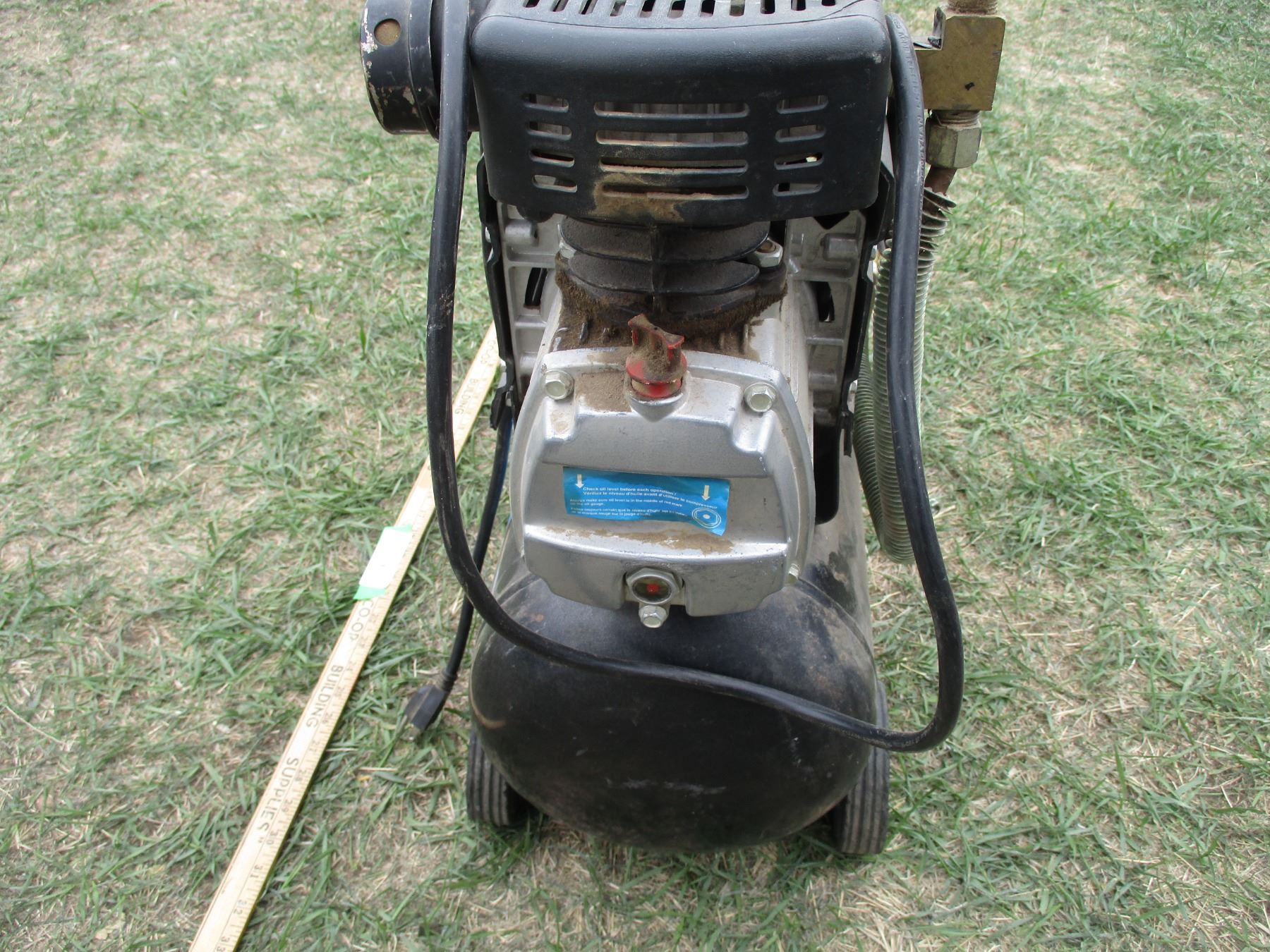 Power Fist Air Compressor (2HP, 5.6 Gallon) Bodnarus Auctioneering