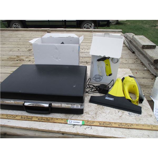 Breifcase, Window Vac, Misc.