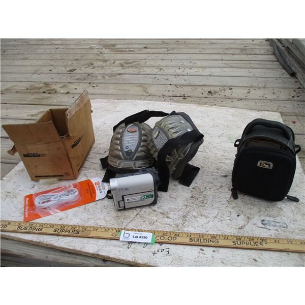 Sony Video Recorder, Kneepads, Misc.