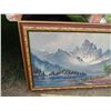 Image 2 : Scenic Picture (53in x 28in) Signed Wilmer