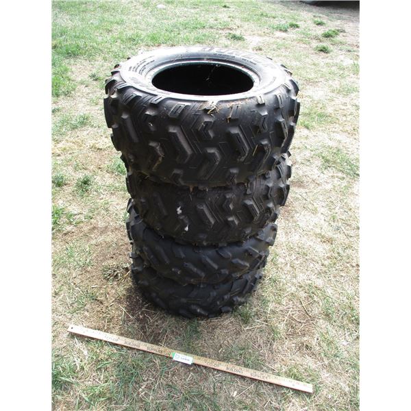 Set of Dunlop Quad Tires KT425 (Front AT25 x 8-12, Back AT25 x 10-12)