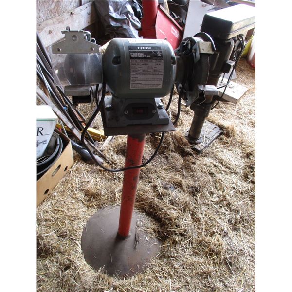 Rok 6in Bench Grinder on Stand (40in Tall)