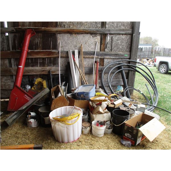 Cords, Copper, Buckets, Black Hose, Plumbing Supplies, Misc.