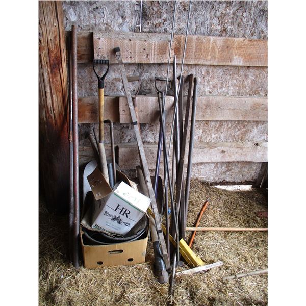 Aluminum Shovel, Threaded Rod, Bars, Misc.