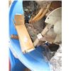Image 3 : (2) Blue Feed Tubs, Implement Lights, Fire Extinguishers, Animal Trap, Misc. Contents