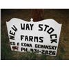 Image 1 : New Way Stock Farms Wooden Sign (40in x 28in)