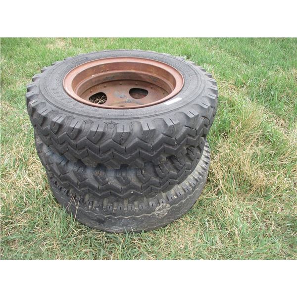 (3x Bid Price) Tires and Rims - 2 Match 1 Doesn't(Cracked)