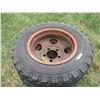 Image 2 : (3x Bid Price) Tires and Rims - 2 Match 1 Doesn't(Cracked)