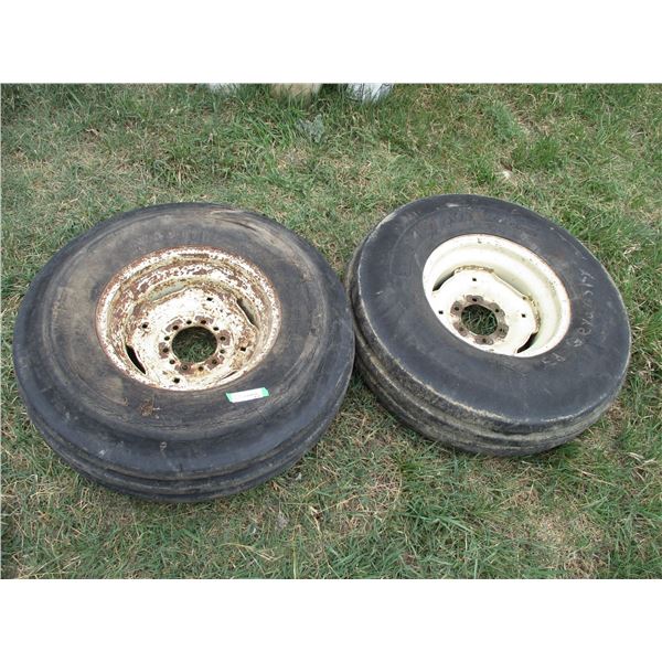 (2x Bid Price) Tires 10.00-16LS, Rims Donts Match