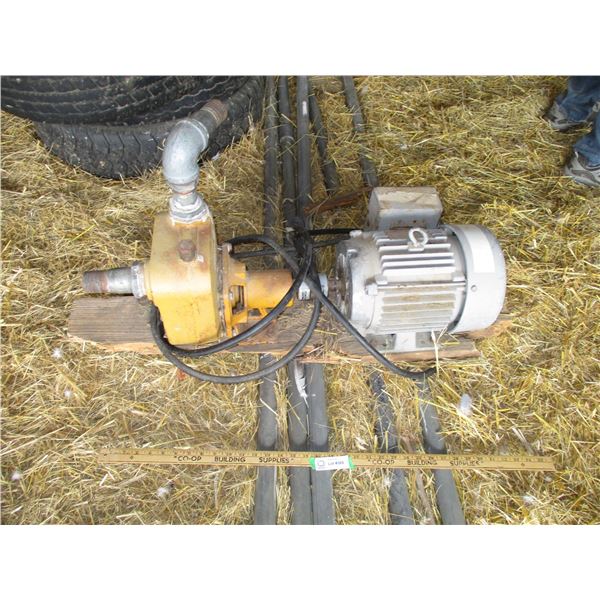 Water Pump (2 HP Motor), PVC Pipe