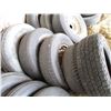 Image 5 : (18) Tires some have Rims (Varying Condition)