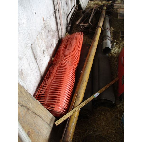 Pencil Auger, Canvas, Snow Fence