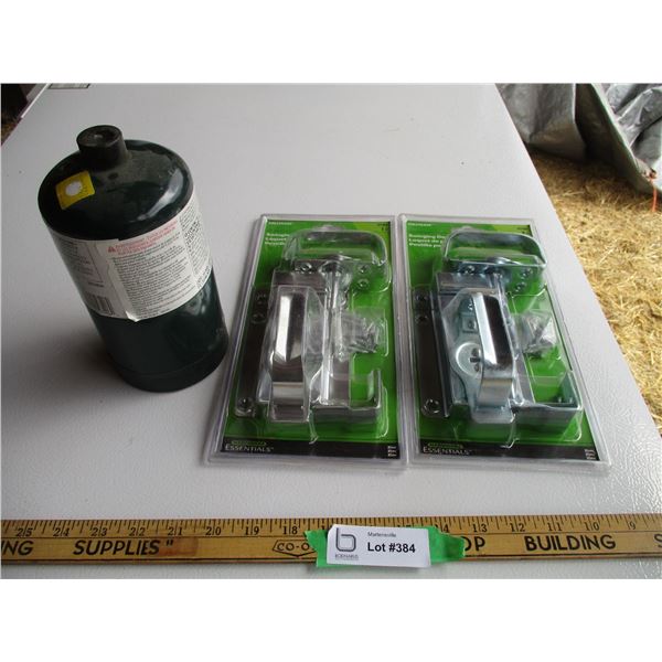 (2) Swivel Door Latches, Propane Tank