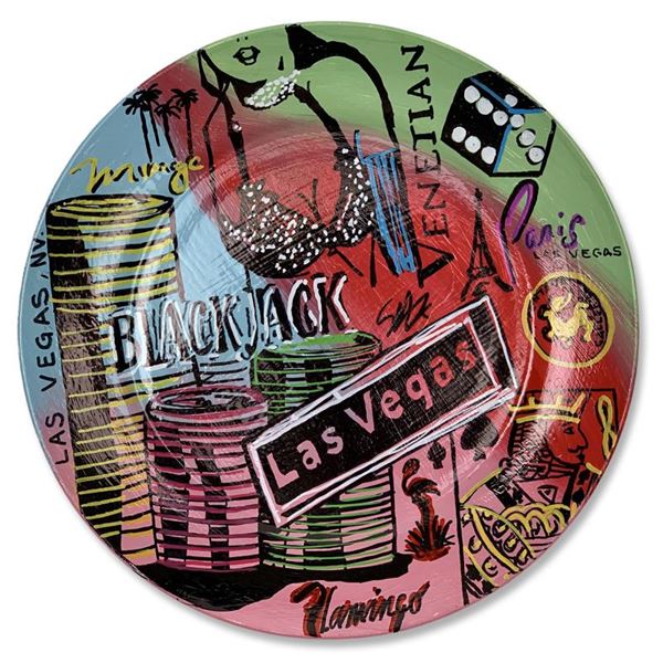 Vegas by Steve Kaufman (1960-2010)