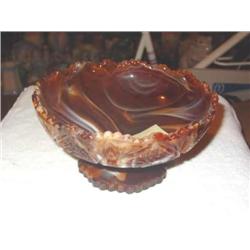 Slag Glass Bowl