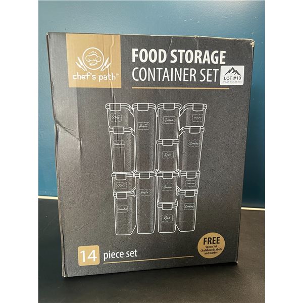 Lot of 1 Food Storage Container Set (14PCS)
