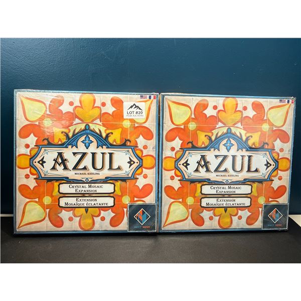 Lot of 2 AZUL Crystal Mosaic Game Expansions