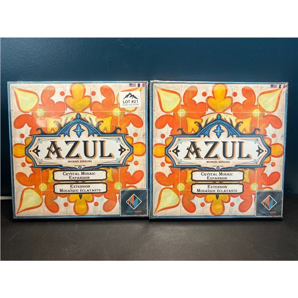 Lot of 2 AZUL Crystal Mosaic Game Expansions