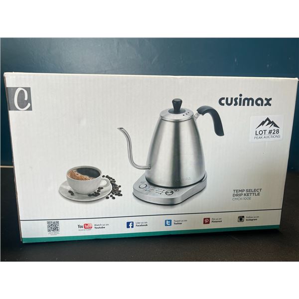 Lot of 1 Cusimax Temp Select Drip Kettle