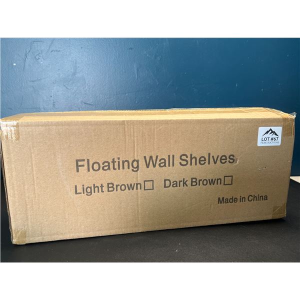 Lot of Floating Wall Shelves - Black - 3pack