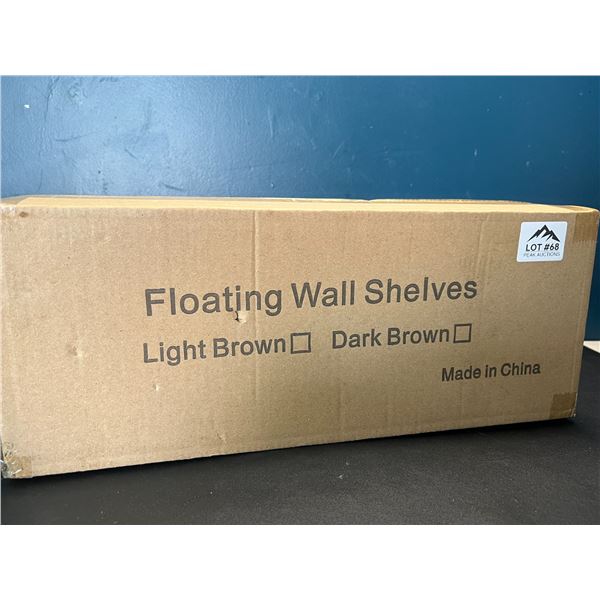Lot of Floating Wall Shelves - Black - 3pack