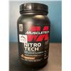 Image 1 : Lot of 1 MuscleTech Nitro Tech Whey Protein Powder - 2.20 LBS - Milk Chocolate