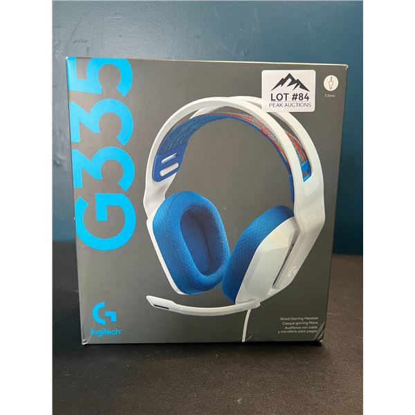 Lot of 1 Logitech G335 Wired Gaming Headset - Compatible with PC, Playstation, Xbox, Nintendo Switch