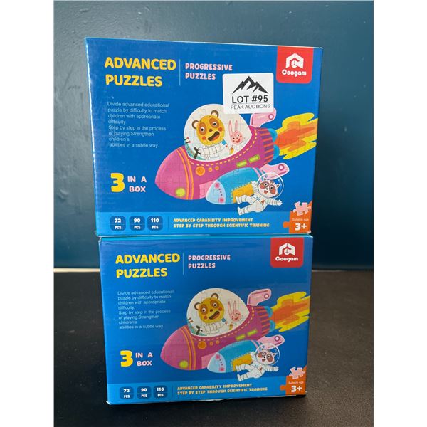 Lot of 2 Kids Puzzle Toy Sets