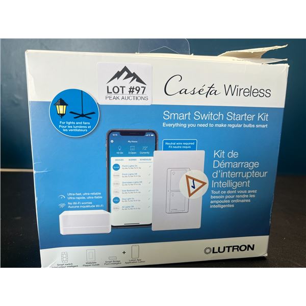 Lot of 1 Caseta Wireless Smart Switch Starter Kit