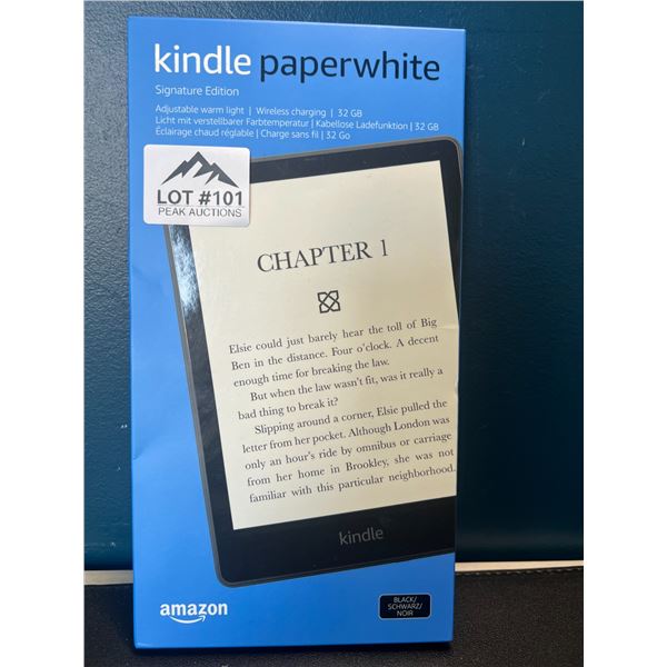 Lot of 1 Amazon Kindle Paperwhite Signature Edition - 32GB