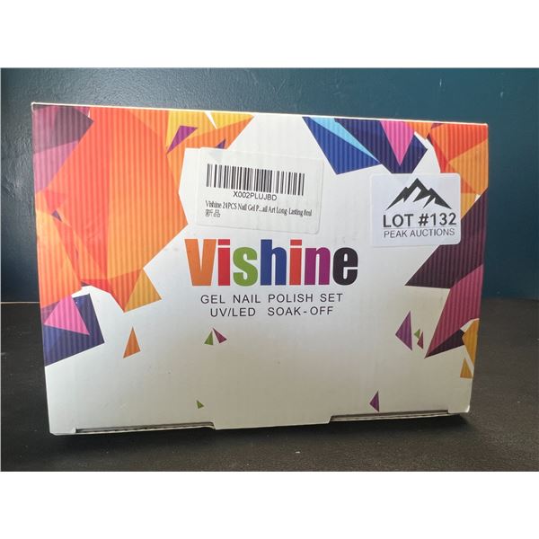 Lot of 1 Vishine Gel Nail Polish Set - 24 PCS/Colours