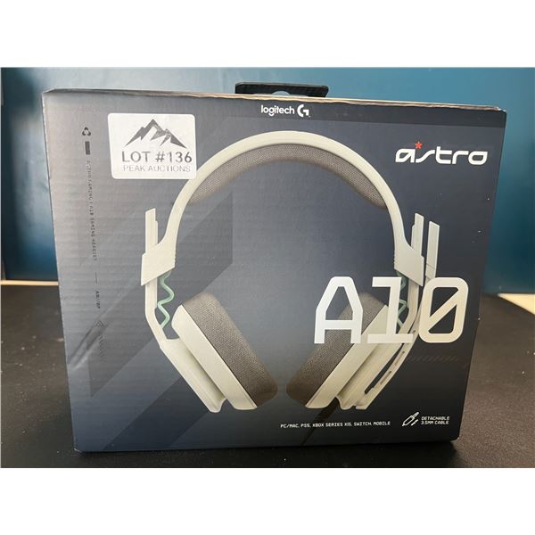 Lot of 1 ASTRO A10 Gaming Headset for PC/Mac, PS5, Xbox Series X/S, Switch, & Mobile