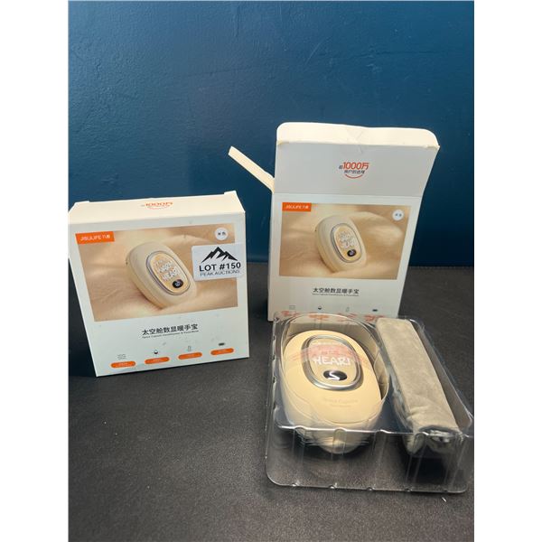 Lot of 2 Portable Hand Warmers/Power Banks - 9,000mah High Capacity