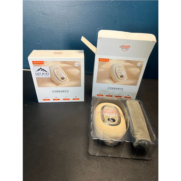 Lot of 2 Portable Hand Warmers/Power Banks - 9,000mah High Capacity