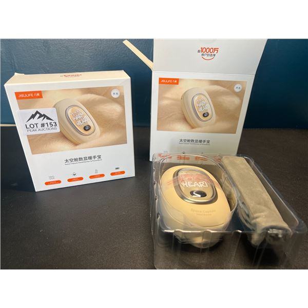 Lot of 2 Portable Hand Warmers/Power Banks - 9,000mah High Capacity