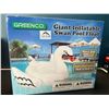 Image 1 : Lot of 1 Giant Inflatable Swan Pool Float - 74.5 x 71.5 Inch