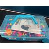 Image 2 : Lot of 2 Kids Bead Sets w/ Storage Box
