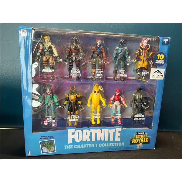 Lot of 1 Fortnite The Chapter 1 Collection 11PC Toy Figure Set