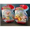 Image 1 : Lot of 2 Pokemon Battle Figure Toy Sets