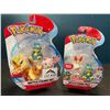Image 1 : Lot of 2 Pokemon Battle Figure Toy Sets