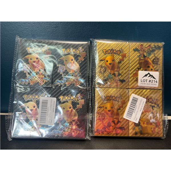 Lot of 2 Multi-Packs of Foil Pokemon Art Cards